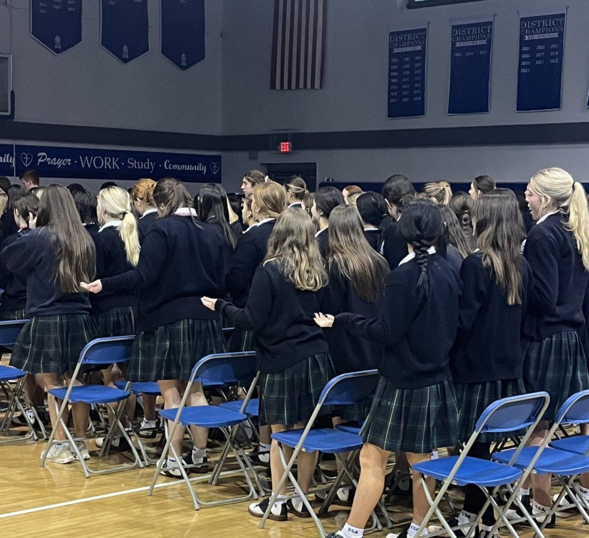 Reciting the Lord's Prayer as Sisters