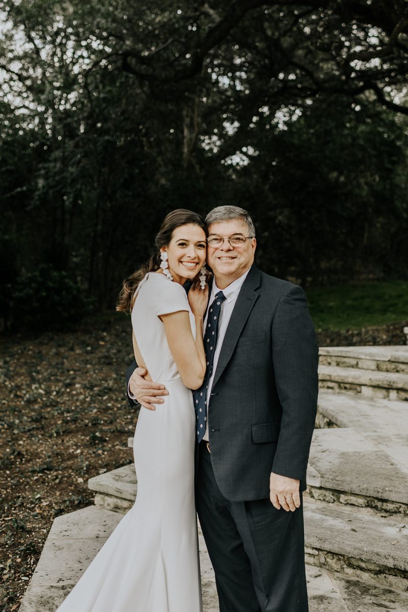 Glorioso and his daughter Camille on her wedding day. Photo by: John Glorioso